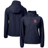 St. Louis Cardinals Cutter & Buck Women's Charter Eco Recycled Half-Zip Anorak Jacket - MLB