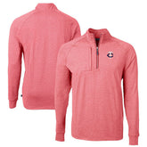 Minnesota Twins Cutter & Buck Big & Tall Adapt Eco Knit Stretch Recycled Quarter-Zip Pullover Top - MLB