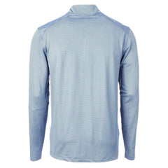 Atlanta Braves Cutter & Buck Virtue Eco Pique Micro Stripe Big & Tall Recycled Quarter-Zip Pullover Top - MLB