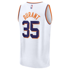 Kevin Durant Phoenix Suns Fast Break Replica Jersey Association Edition White - NBA