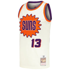 Steve Nash Phoenix Suns Chainstitch Swingman Jersey Cream - NBA