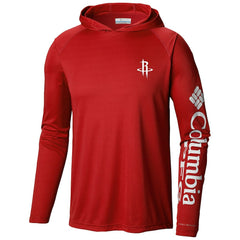 Houston Rockets Terminal Tackle Long Sleeve Hoodie T-Shirt Red - NBA