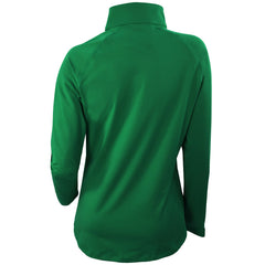 Milwaukee Bucks Women's Omni-Wick Outward Nine Quarter-Zip Pullover Top Forest Green - NBA