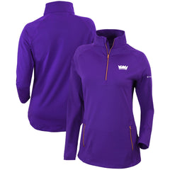 Sacramento Kings Women's Omni-Wick Outward Nine Quarter-Zip Pullover Top Purple - NBA