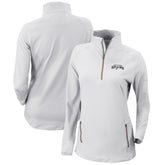 San Antonio Spurs Women's Omni-Wick Outward Nine Quarter-Zip Pullover Top White - NBA
