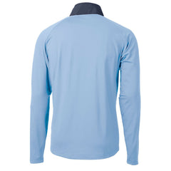 Los Angeles Chargers Cutter & Buck Helmet Adapt Eco Knit Hybrid Recycled Quarter-Zip Pullover Top Purple | NFL