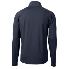 Chicago Bears Cutter & Buck Helmet Adapt Eco Knit Hybrid Recycled Quarter-Zip Pullover Top Navy | NFL