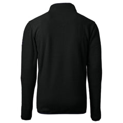 Minnesota Vikings Cutter & Buck Helmet Cascade Eco Sherpa Fleece Quarter-Zip Pullover Jacket Black | NFL