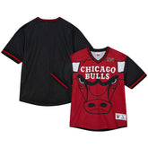 Chicago Bulls Jumbotron 3.0 Mesh V-Neck T-Shirt Red - NBA
