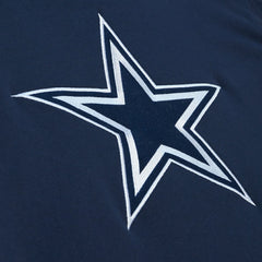 Dallas Cowboys Postgame Short Sleeve Hoodie Navy | Mitchell & Ness