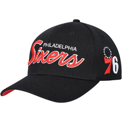 Philadelphia 76ers MVP Team Script 2.0 Stretch-Snapback Hat Black - NBA
