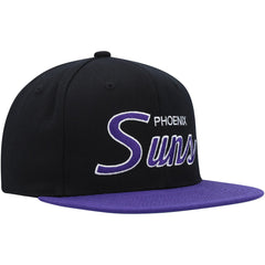 Phoenix Suns Hardwood Classics MVP Team Script 2.0 Snapback Hat Black - NBA