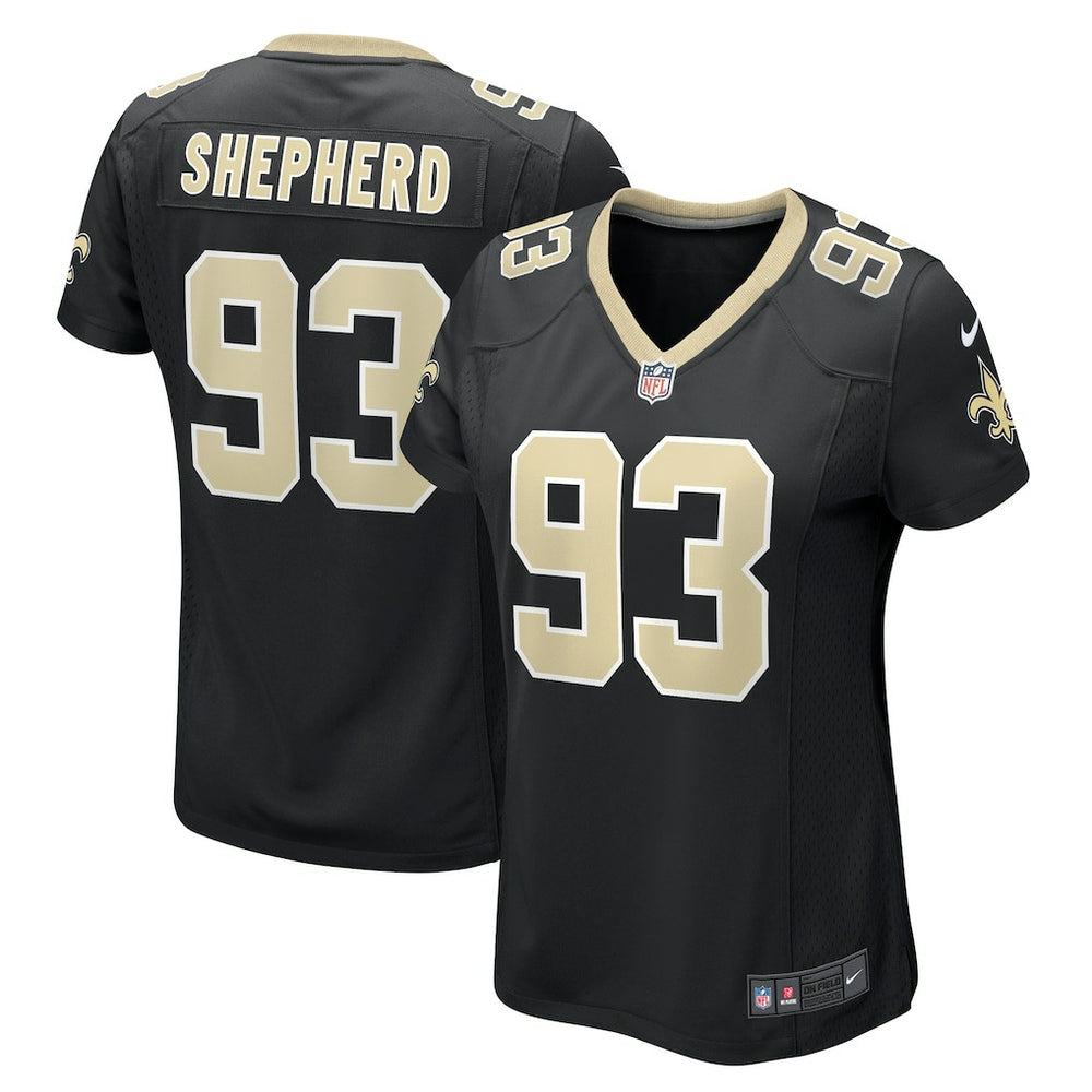 Nathan Shepherd New Orleans Saints Women's Game Jersey Black | Nike for Sale