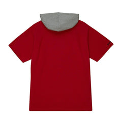 Kansas City Chiefs Postgame Short Sleeve Hoodie Red | Mitchell & Ness
