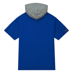 Los Angeles Rams Postgame Short Sleeve Hoodie Royal | Mitchell & Ness