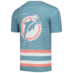 Miami Dolphins Jumbotron 3.0 T-Shirt Aqua | Mitchell & Ness