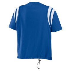 Los Angeles Dodgers WEAR by Erin Andrews Women's Cinched Colorblock T-Shirt - MLB