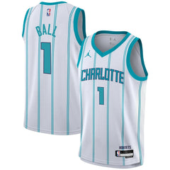 LaMelo Ball Charlotte Hornets Youth Swingman Jersey Association Edition White - NBA
