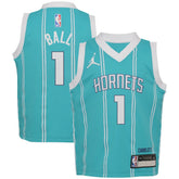 LaMelo Ball Charlotte Hornets Jordan Brand Preschool Swingman Player Jersey Icon Edition Teal - NBA