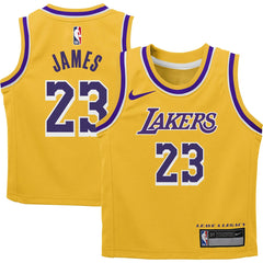 LeBron James Los Angeles Lakers Preschool Dri-FIT Swingman Player Jersey Icon Edition Gold - NBA