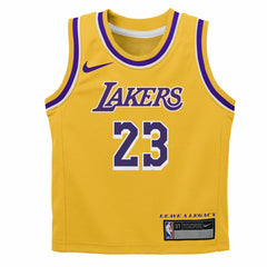 LeBron James Los Angeles Lakers Preschool Dri-FIT Swingman Player Jersey Icon Edition Gold - NBA
