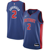 Cade Cunningham Detroit Pistons Youth Swingman Jersey Icon Editi- Blue - NBA