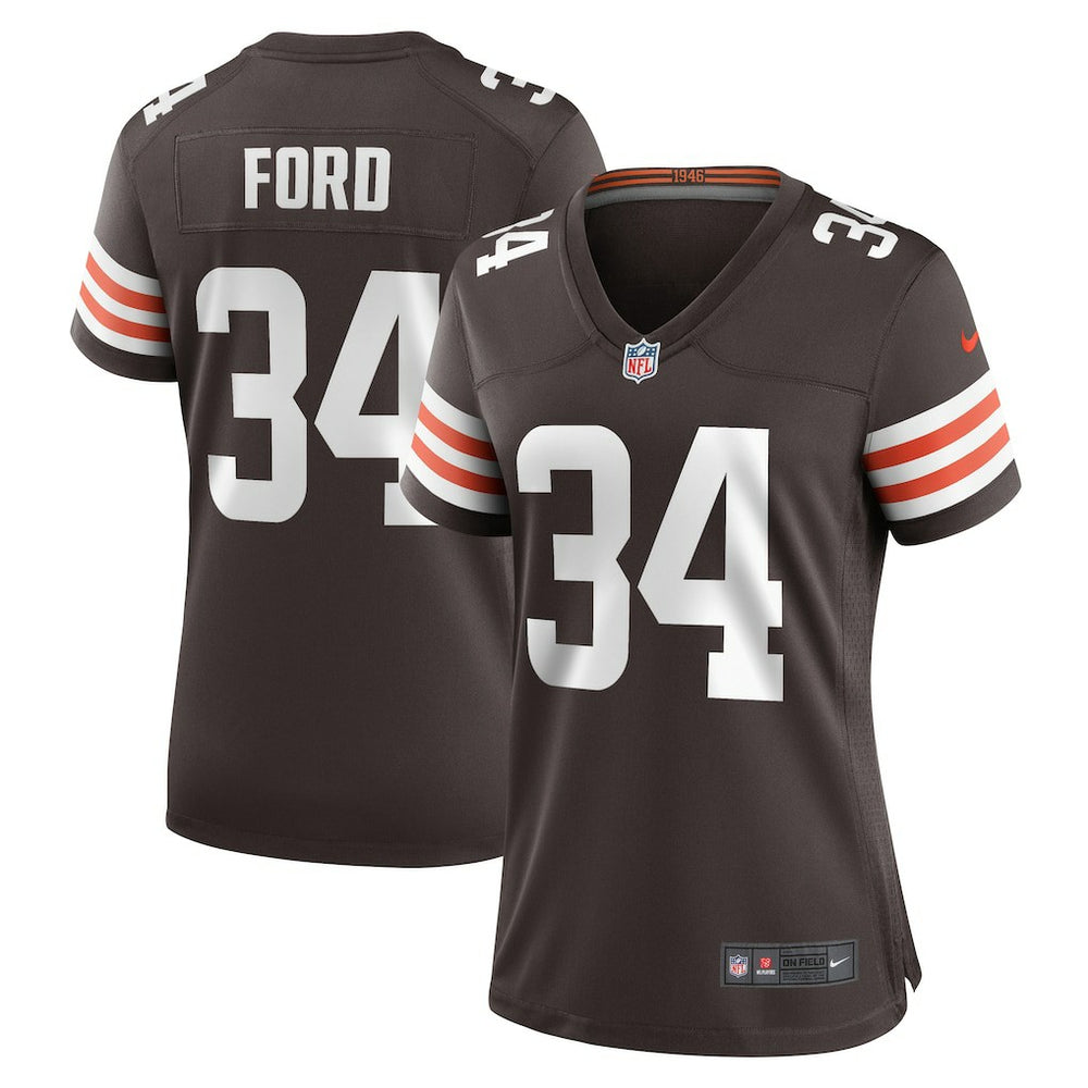Jerome Ford Cleveland Browns Women's Game Player Jersey Brown | Nike for Sale