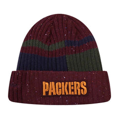 Green Bay Packers Pro Standard Speckled Cuffed Knit Hat Burgundy | NFL