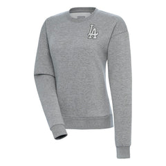 Los Angeles Dodgers Antigua Women's Brushed Metallic Victory Pullover Sweatshirt - MLB
