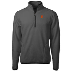 San Francisco Giants Cutter & Buck Cascade Eco Sherpa Fleece Quarter-Zip Pullover Jacket - MLB