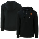 Baltimore Orioles Cutter & Buck Roam Eco Half-Zip Recycled Pullover Hoodie - MLB
