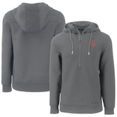 Cleveland Guardians Cutter & Buck Roam Eco Half-Zip Recycled Pullover Hoodie - MLB