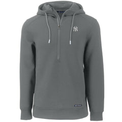 New York Yankees Cutter & Buck Roam Eco Half-Zip Recycled Pullover Hoodie - MLB