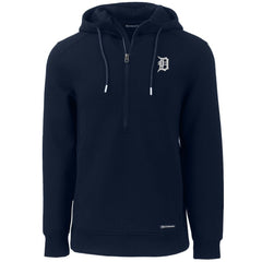 Detroit Tigers Cutter & Buck Roam Eco Half-Zip Recycled Pullover Hoodie - MLB