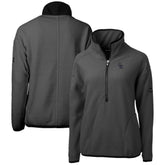 Colorado Rockies Cutter & Buck Women's Roam Cascade Eco Sherpa Fleece Half-Zip Pullover Jacket - MLB