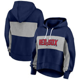 Boston Red Sox Profile Women's Plus Size Pullover Hoodie - MLB