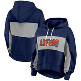 Houston Astros Profile Women's Plus Size Pullover Hoodie - MLB