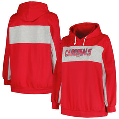 St. Louis Cardinals Profile Women's Plus Size Pullover Hoodie - MLB