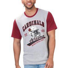 Arizona Cardinals G-III Sports by Carl Banks Black Label T-Shirt Gray | NFL