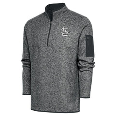 St. Louis Cardinals Antigua Metallic Big & Tall Quarter-Zip Jacket - MLB
