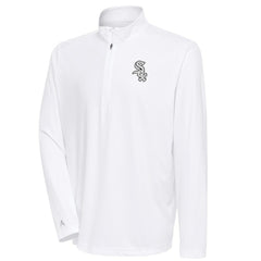 Chicago White Sox Antigua Metallic Tribute Quarter-Zip Top - MLB