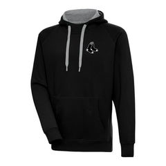 Boston Red Sox Antigua Metallic Victory Pullover Hoodie - MLB