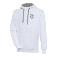 San Diego Padres Antigua Metallic Victory Pullover Hoodie - MLB