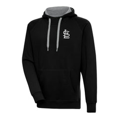 St. Louis Cardinals Antigua Metallic Victory Pullover Hoodie - MLB