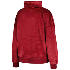 Arizona Cardinals DKNY Sport Women's Deliliah Rhinestone Funnel Neck Pullover Sweatshirt Cardinal | NFL