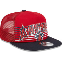 Los Angeles Angels New Era Speed Golfer Trucker Snapback Hat - MLB