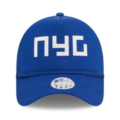 New York Giants New Era Women's McGee Trucker 9FORTY Adjustable Hat Royal | NFL