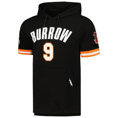 Joe Burrow Cincinnati Bengals Pro Standard Player Name & Number Hoodie T-Shirt Black | NFL