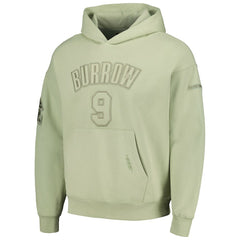 Joe Burrow Cincinnati Bengals Pro Standard Player Name & Number Pullover Hoodie Light Green | NFL