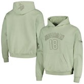 Justin Jefferson Minnesota Vikings Pro Standard Player Name & Number Pullover Hoodie Light Green | NFL